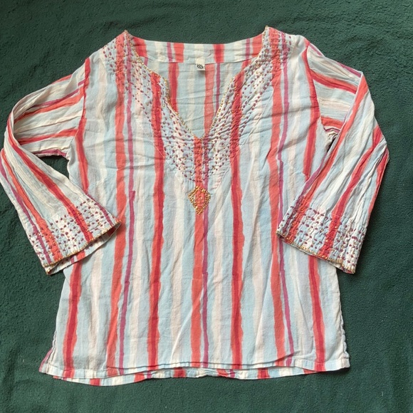 Kerry Cassill Beaded and Embroidered Tunic - Picture 3 of 8